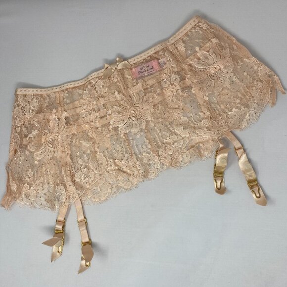 Agent Provocateur Other - Agent Provocateur Davinah Nude Swarovski Suspender AP4 Large New